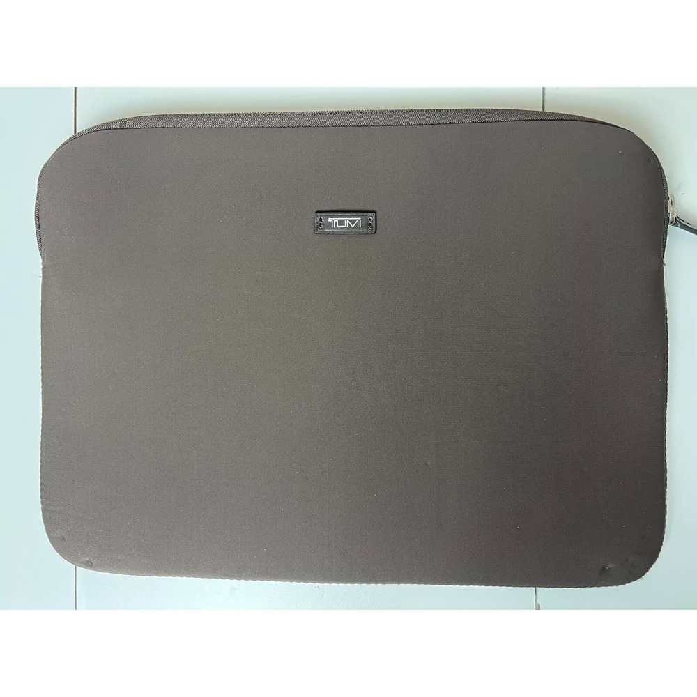 TUMI  Neoprene Tablet-Device-Cover-Padded Sleeve- Zipper Pull- 11"x15"